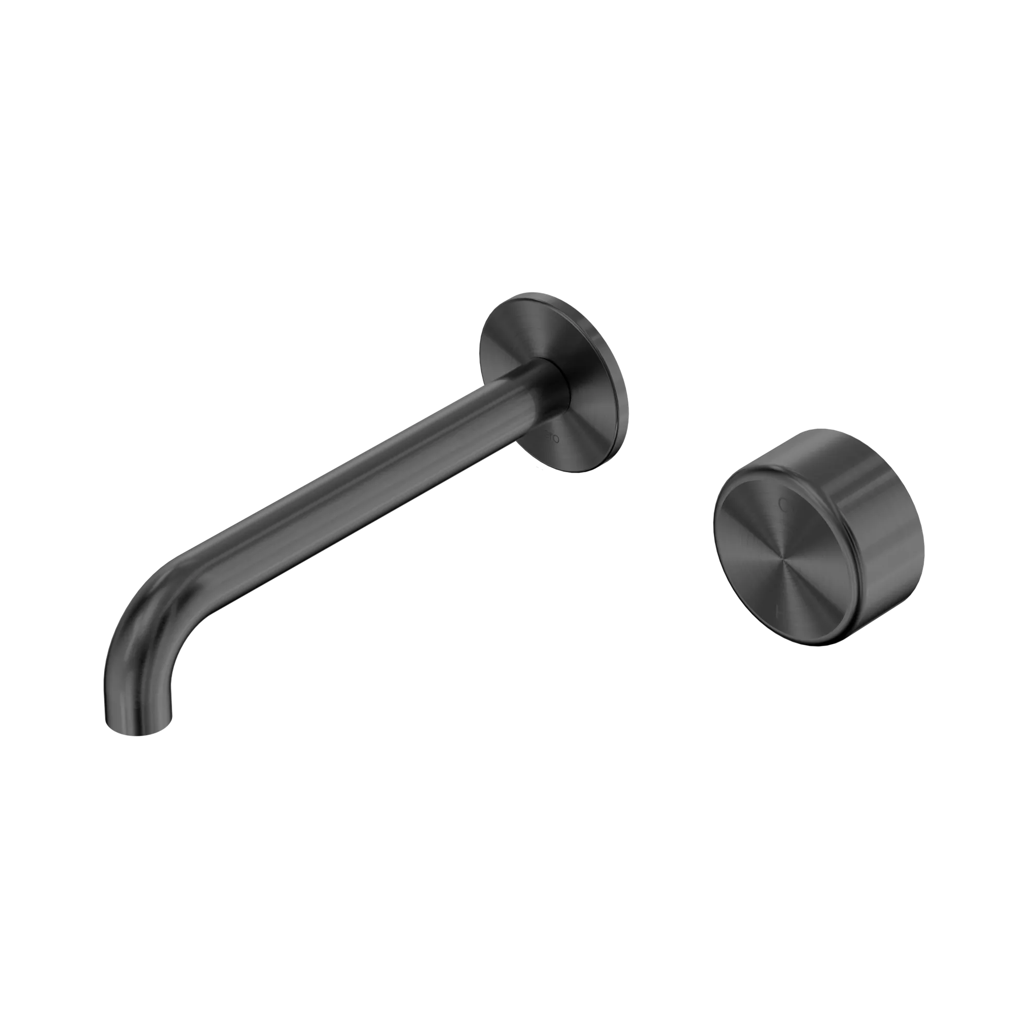 Serenity Progressive Wall Basin Mixer 185mm Spout - Gun Metal