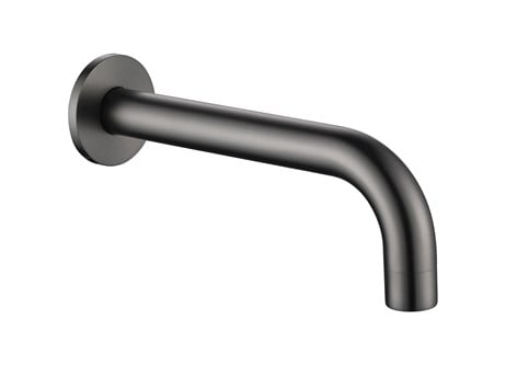 Bloom Wall Spout Brushed Gunmetal