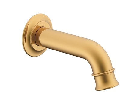 Eternal Mini Wall Spout Brushed Brass