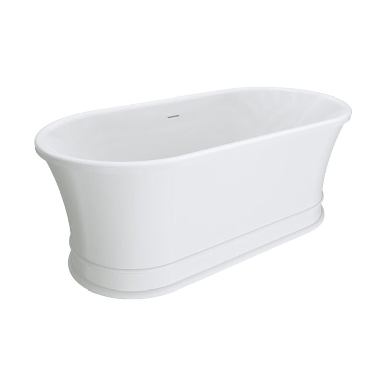 Lillian Freestanding Solid Surface and Acrylic Bath, 1500mm